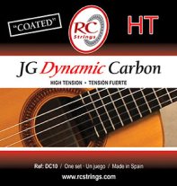 RC Strings DC10 JG Dynamic Carbon HT Guitar Strings, Full Set