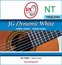 RC Strings DW90T JG Dynamic White Normal Tension Treble Pack