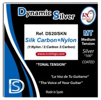 RC Strings Dynamic Silver with Nylon 1st and Carbon 2+3 MT, Full Set