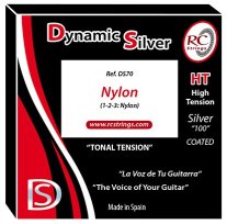 RC Strings Dynamic Silver with Nylon Trebles HT, Full Set