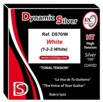 RC Strings Dynamic Silver with White Trebles HT, Full Set