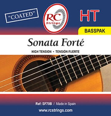 RC Strings SF70B Sonata Forte HT Classical Guitar Strings, Bass Set