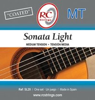 RC Strings SL20 Sonata Light MT Classical Guitar Strings, Full Set