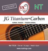 RC Strings TTC30 NT RJG Titanium + Carbon Guitar Strings, Full Set