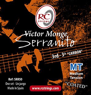 RC Strings Victor Monge Serranito SRR50 MT Guitar Strings Full Set