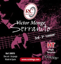 RC Strings Victor Monge Serranito SRR70 HT Guitar Strings Full Set RC Strings Victor Monge Serranito SRR70 HT Guitar Strings Full Set