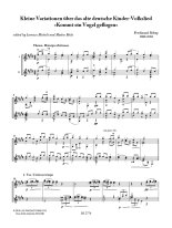 Rebay | Kleine Variationen uber das alte deutsche for 2 guitars
