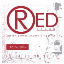 RED Brand 731012 Copper Bronze 12 String Acoustic Strings 10-47