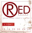 RED Brand 7312 Copper Bronze Acoustic Guitar Strings Light 12-53