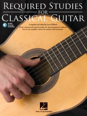 Required Studies for Classical Guitar w/online audio for solo guitar