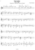 Richard | Nuit étoilée (Starry night) for Solo Guitar PDF Download