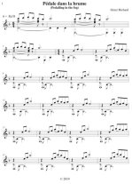 Richard | Pédale dans la brume (Pedalling in Fog) for Solo Guitar PDF Download