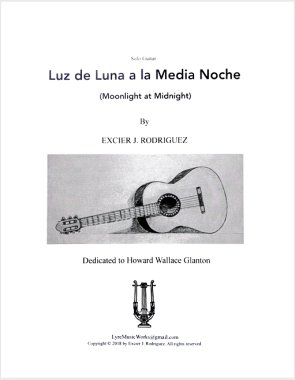 Rodriguez | Luz de Luna a la Media Noche for solo guitar