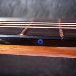 Rosette Blue Dots Fret Markers (Regular Size), pack of 9 dots