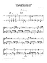 Rosini | Suite parisienne for mandolin (or violin) and guitar