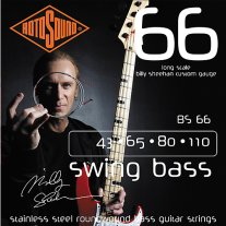 Rotosound BS66 Billy Sheehan Swing Bass Custom Set, Stainless 43-110