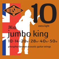 Rotosound JK10 Jumbo King Phosphor Bronze Acoustic Strings 10-50