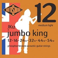 Rotosound JK12 Jumbo King Phosphor Bronze Acoustic Strings 12-54
