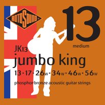 Rotosound JK13 Jumbo King Phosphor Bronze Acoustic Strings 13-56