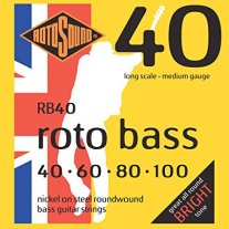 Rotosound RB40 Nickel on Steel Bass Strings, 40-100