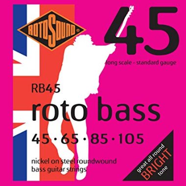 Rotosound RB45 Nickel on Steel Bass Strings, 45-105