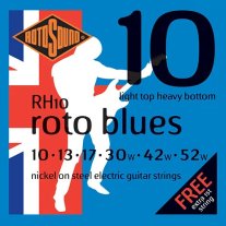Rotosound RH10 Roto Blues Light Top Hvy Bottom Electric Strings 10-52