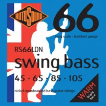 Rotosound RS66LDN Swing Bass 4-String Set 45-105, Nickel