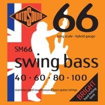 Rotosound SM66 Swing Bass 4-String Set 40-100, Stainless