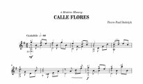 Rudolph | Calle flores for solo guitar