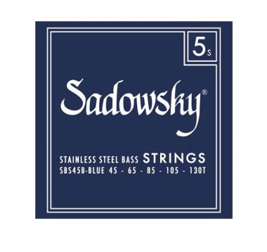 Sadowsky Blue Label Bass String Set - Stainless Steel - Taperwound-5 String - 045 - 130