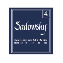 Sadowsky Blue Label Bass String Set - Stainless Steel-4 String - 040 - 100 Sadowsky Blue Label Bass String Set - Stainless Steel-4 String - 040 - 100