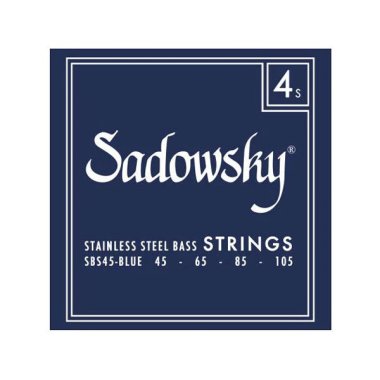 Sadowsky Blue Label Bass String Set - Stainless Steel-4 String - 045 - 105