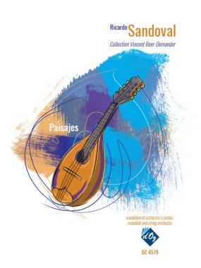Sandoval arr. by Beer-Demander | Paisajes- mandolin, string orchestra