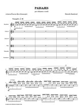 Sandoval arr. by Beer-Demander | Paisajes- mandolin, string orchestra