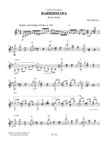 Saritepe | Barriosiana for solo guitar