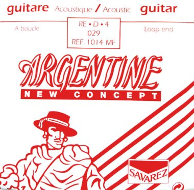 Savarez 1014MF Argentine Light Loop End .029, Single