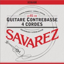 Savarez 4CB640R Bass Guitar 4 Strings (810mm scale), Full set