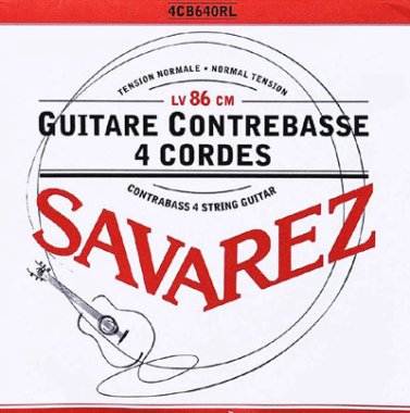 Savarez 4CB640RL Bass Guitar 4 Strings (860mm scale), Full set