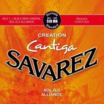Savarez 510MR New Cristal/Alliance/Cantiga NT Guitar Strings, Full Set