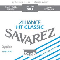 Savarez 540J Alliance/HT Classic HT Classical Guitar Strings, Full Set