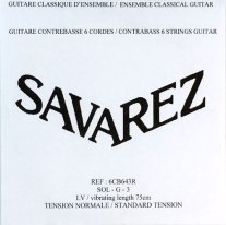 Savarez 6CB643R Lower Octave (Contra Bass) Normal Tension 3rd String