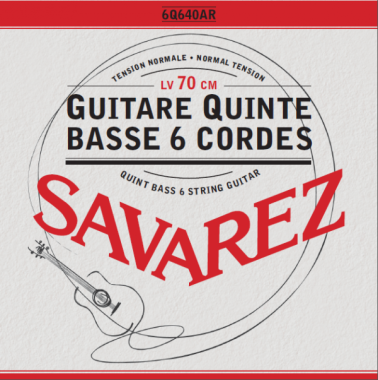 Savarez 6Q640AR Quint bass 6 strings guitar (Bariton) Normal Tension Full Set