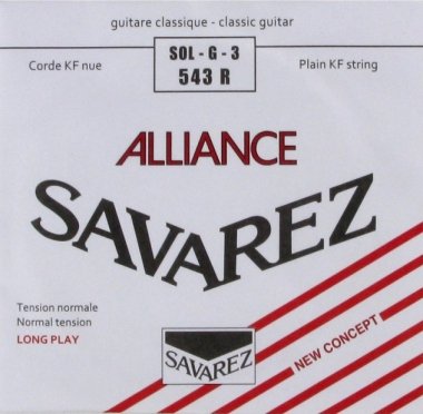 Savarez Alliance 543R - 3rd string (g) normal tension .0331