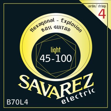 Savarez B70L4 Hexagonal Explosion 4-String Light Guage 45-100