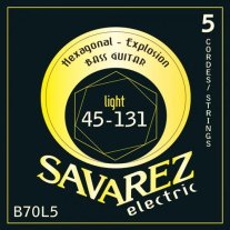 Savarez B70L5 Hexagonal Explosion 5 String Light Guage 45-131