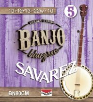 Savarez BN80CM Banjo Strings 5-String Set Custom Medium 10-22