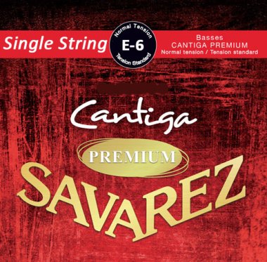 Savarez Cantiga Premium Normal Tension 6th E .0430, Single String