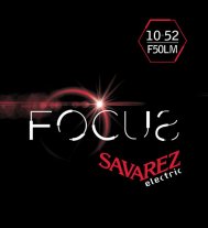 Savarez Focus Stainless Steel Alloy Electric Guitar, Light Med 10-52