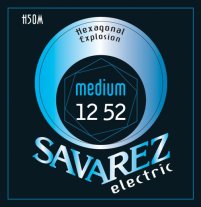 Savarez H50M Hexagonal Explosion Electric Guitar, Medium 12-52