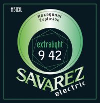 Savarez H50XL Hexagonal Explosion Electric Guitar, Extra Light 9-42